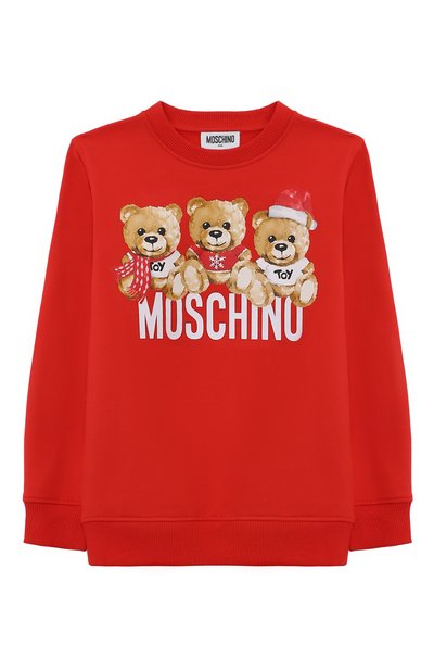 Хлопковый свитшот MOSCHINO, арт. HVF05R/LDA26/4A-8A, фото 1