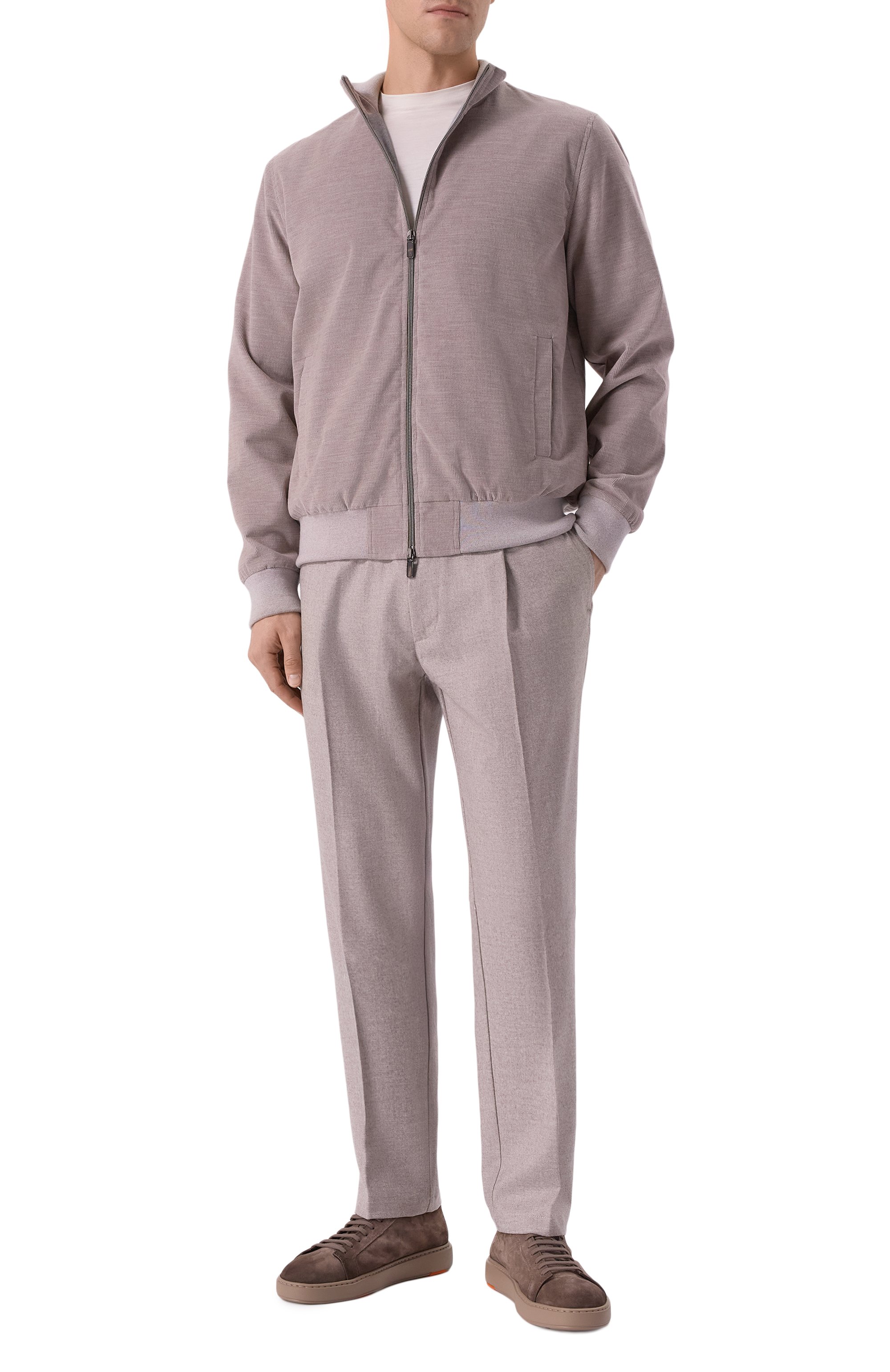 Брюки из шерсти и кашемира CAPOBIANCO, арт. 19M808.FA00., фото 2