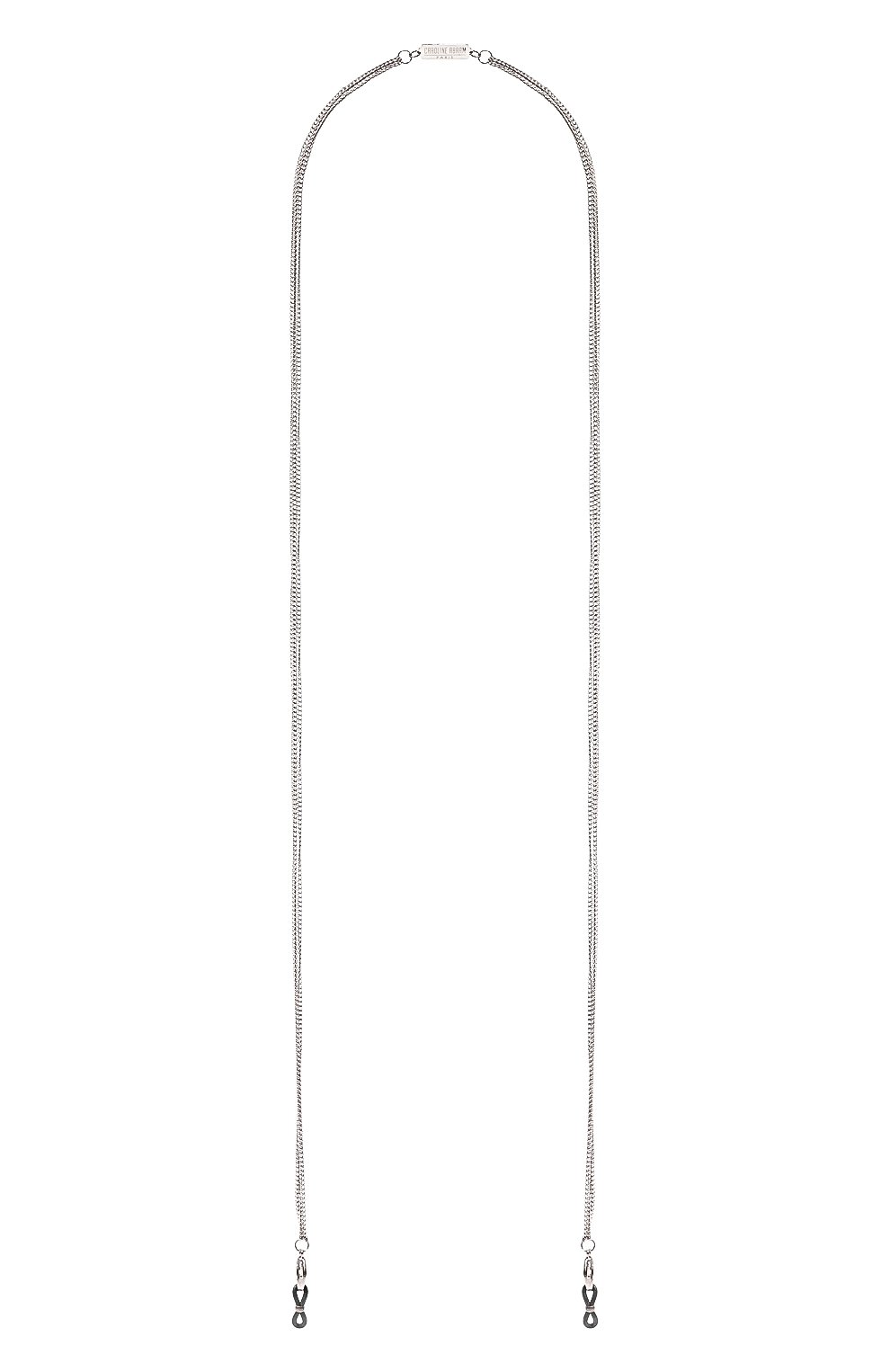 Цепочка для очков CAROLINE ABRAM, арт. CHAINETTE TRI0 METALL TRIPLE SILVER, фото 1