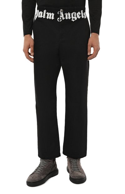 Хлопковые брюки PALM ANGELS, арт. PMCG005F24FAB001, фото 3