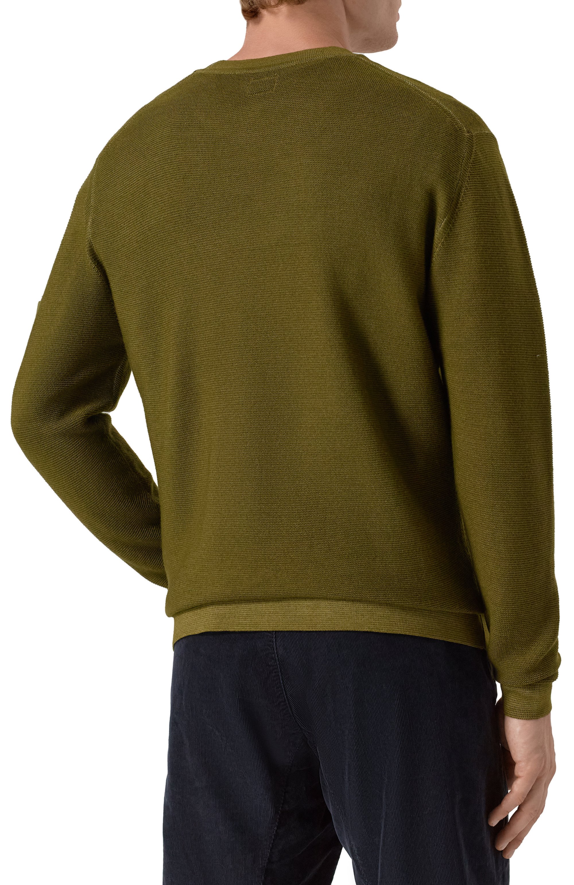 Шерстяной джемпер C.P. COMPANY хаки цвета по цене 39950 руб., арт. 19CMKN228A003247F, фото 4 Шерстяной джемпер C.P. COMPANY, арт. 19CMKN228A003247F, фото 4