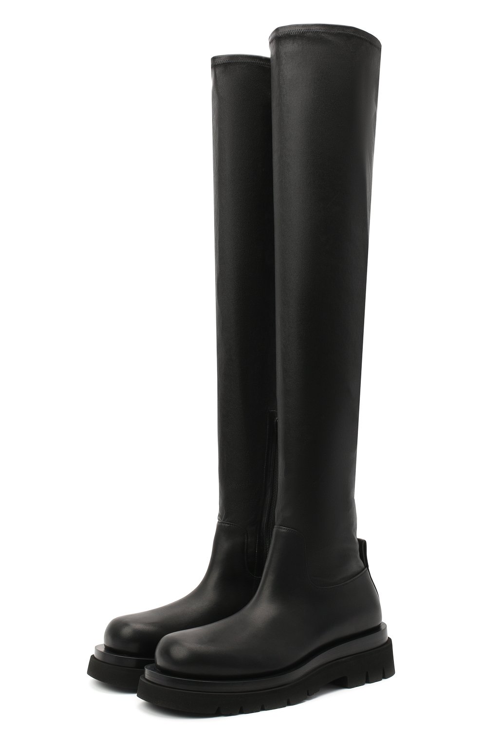 Кожаные ботфорты bv lug BOTTEGA VENETA, арт. 630302/VBP71, фото 1