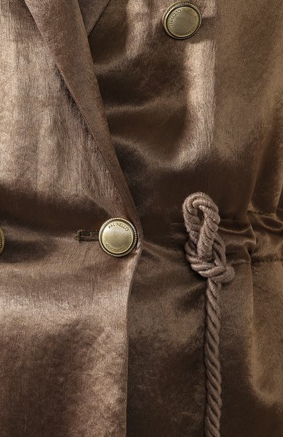 Двубортный жилет BRUNELLO CUCINELLI хаки цвета по цене 239000 руб., арт. MF5748117, фото 5 Двубортный жилет BRUNELLO CUCINELLI, арт. MF5748117, фото 5