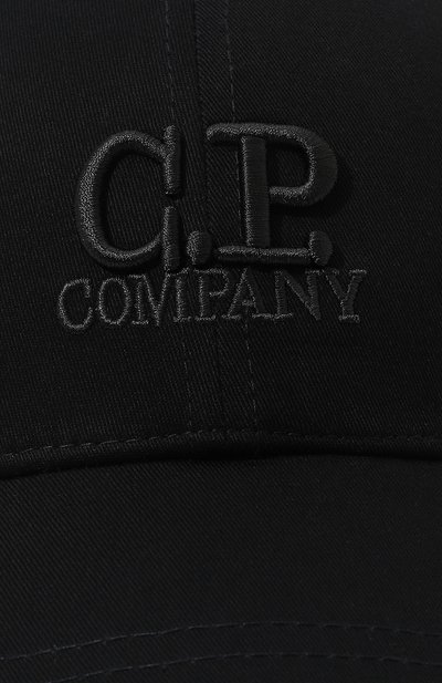 Хлопковая бейсболка C.P. COMPANY темно-синего цвета по цене 8735 руб., арт. CUX004/L0A04, фото 3 Хлопковая бейсболка C.P. COMPANY, арт. CUX004/L0A04, фото 3