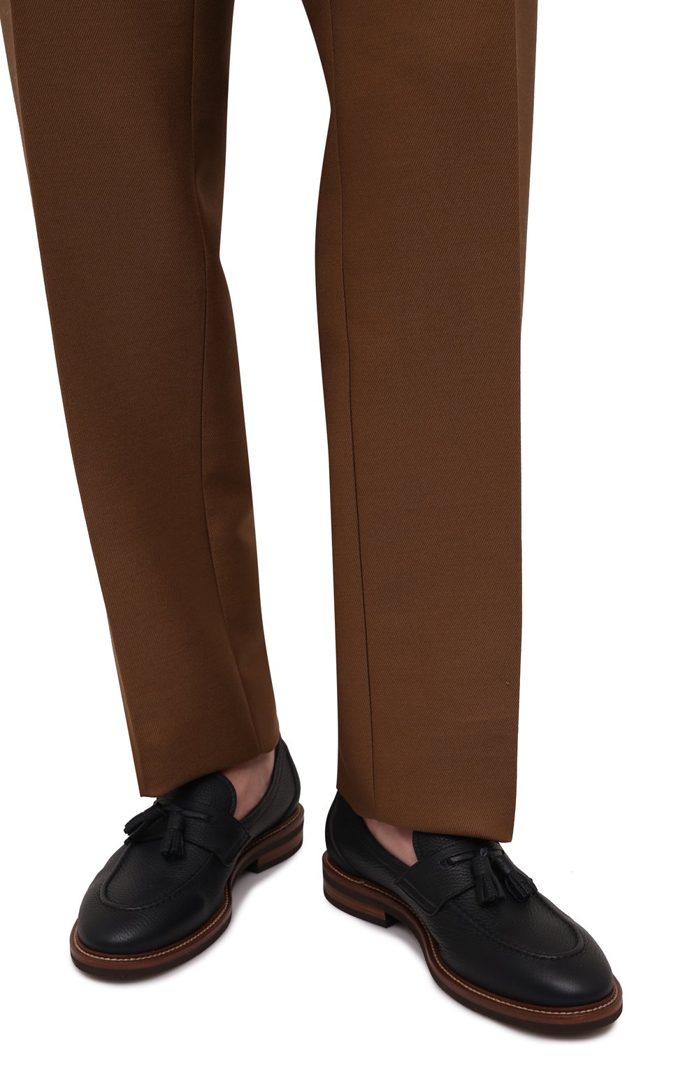 Кожаные лоферы BRUNELLO CUCINELLI, арт. MZUCSLK898, фото 3