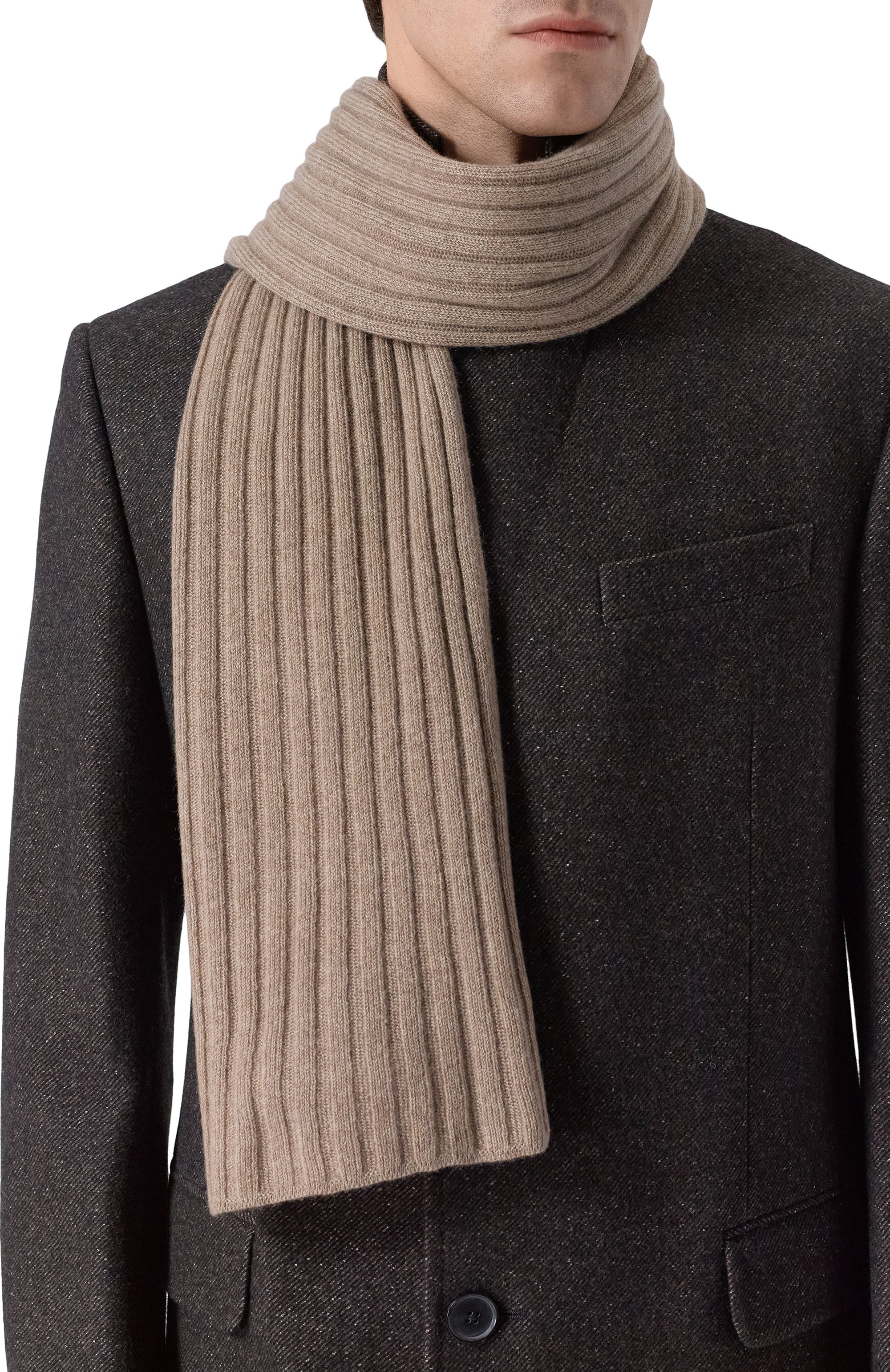 Кашемировый шарф ANDREA CAMPAGNA, арт. 10504, фото 2