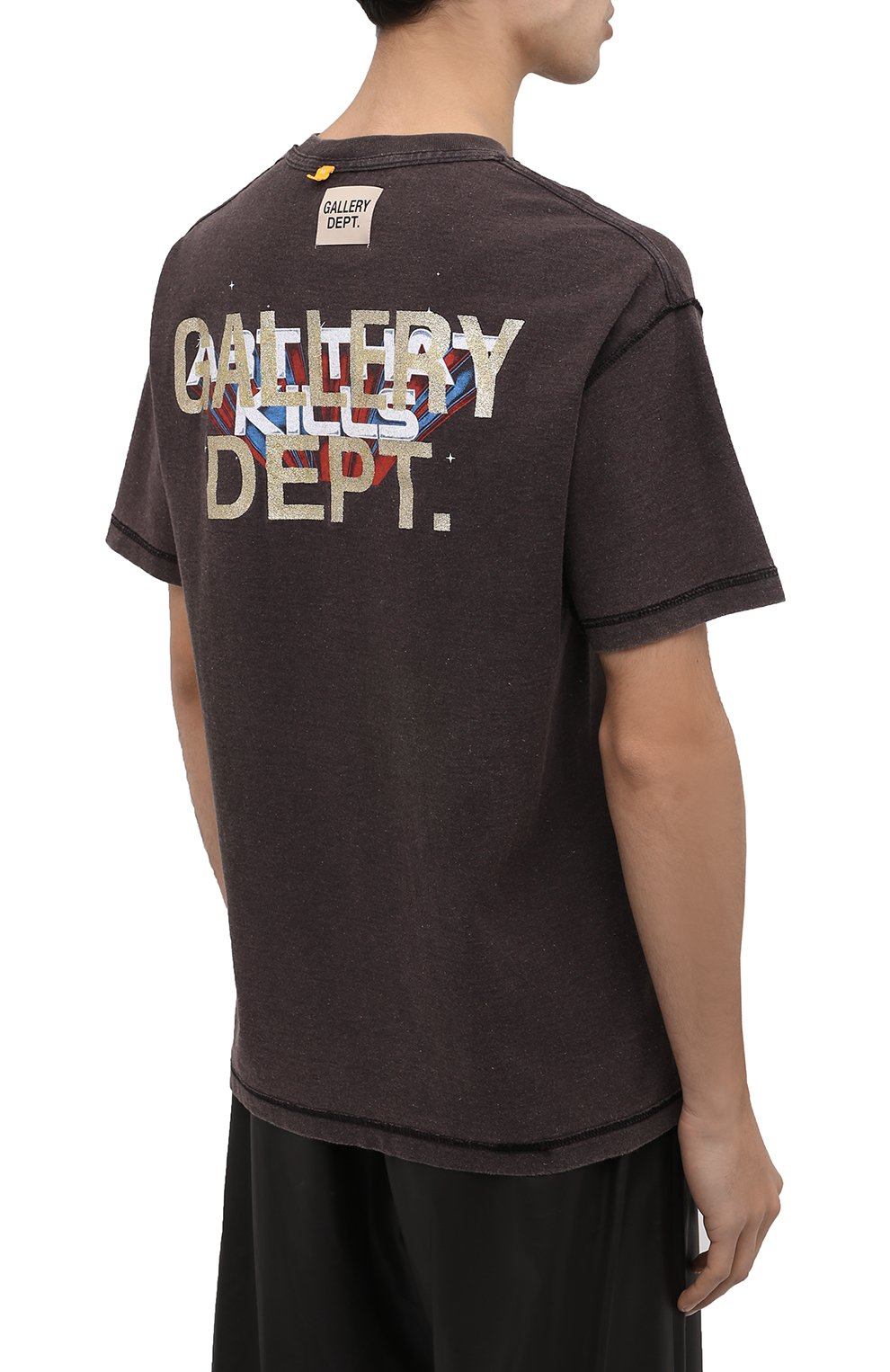 Хлопковая футболка GALLERY DEPT., арт. GD-ST-1000, фото 4