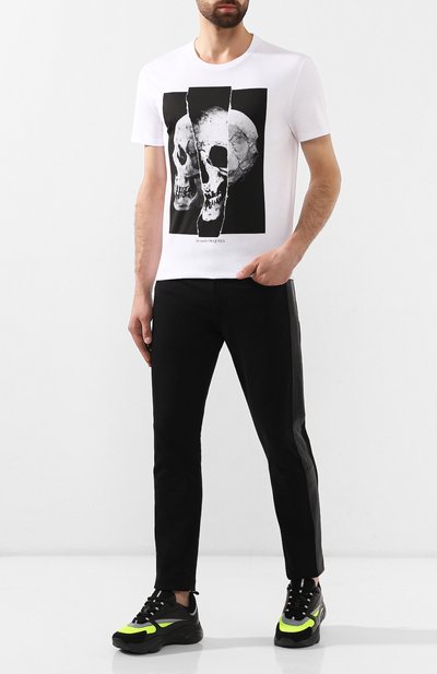Хлопковая футболка ALEXANDER MCQUEEN, арт. 582923/QNZ8B, фото 2