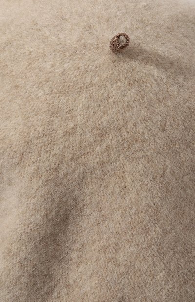 Шерстяной берет BRUNELLO CUCINELLI, арт. MCAP90136, фото 4