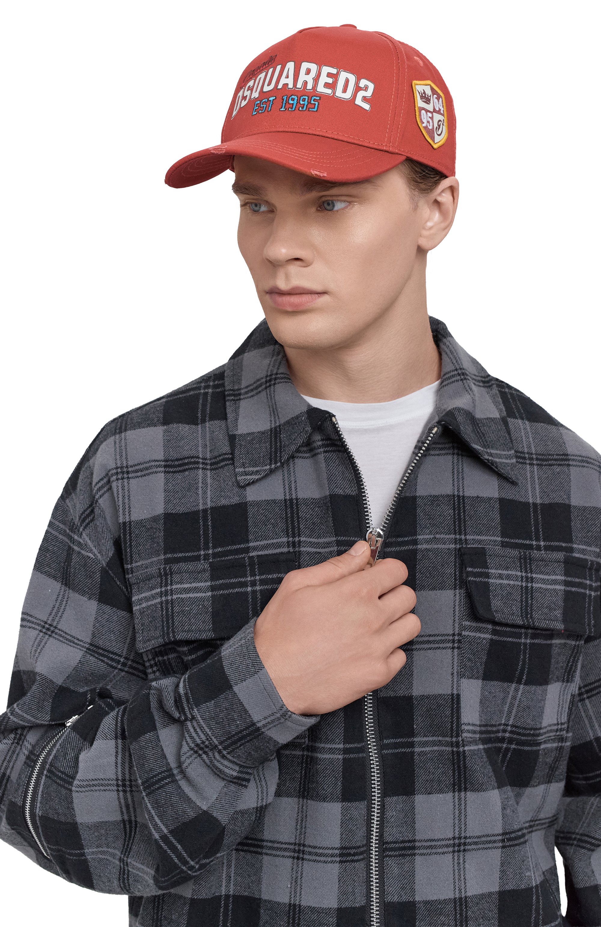 Хлопковая бейсболка DSQUARED2, арт. BCM0933 05C00001, фото 2