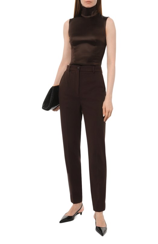 Брюки Dolce & Gabbana FTAM2T/FUGRE Коричневый  FTAM2T/FUGRE Фото 2