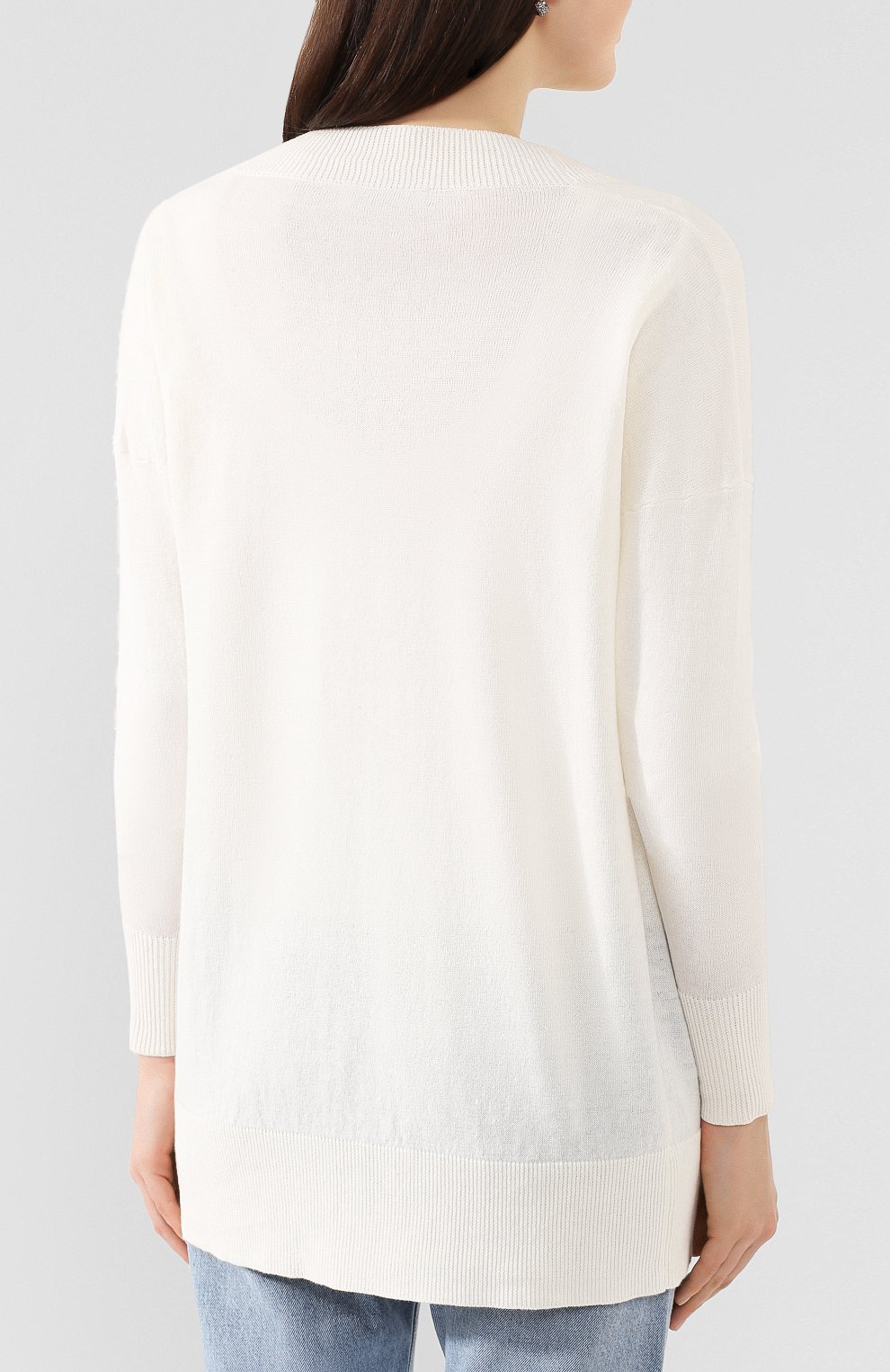 Кардиган из смеси льна и хлопка IL BORGO CASHMERE, арт. 55-1046G0, фото 4