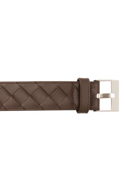 Кожаный ремень BOTTEGA VENETA темно-коричневого цвета по цене 69200 руб., арт. 799046/V4KF1, фото 4 Кожаный ремень BOTTEGA VENETA, арт. 799046/V4KF1, фото 4