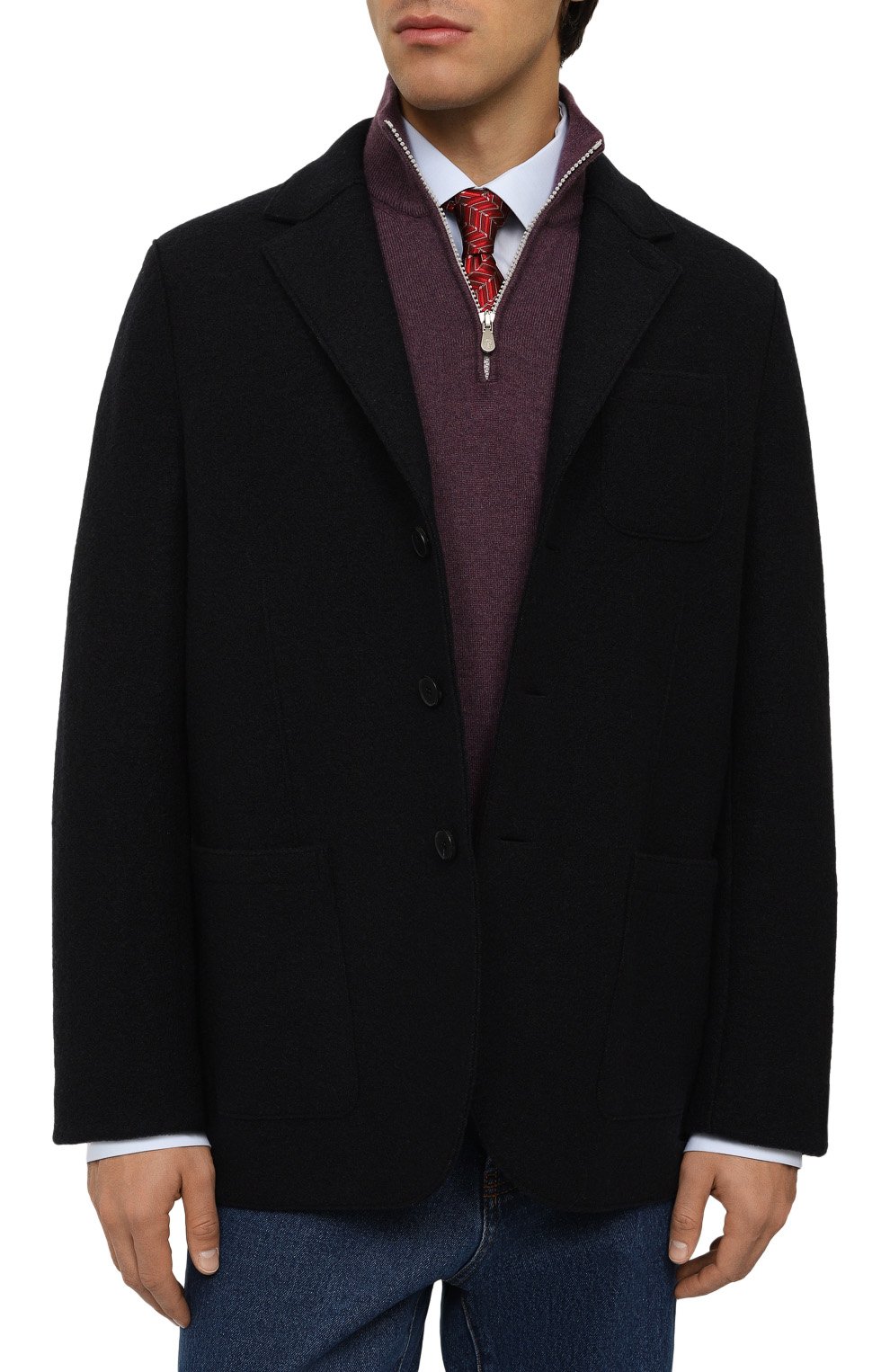 Шелковый галстук ZILLI, арт. 56024, фото 2