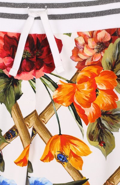 Хлопковые джоггеры с принтом DOLCE & GABBANA, арт. L5JP3L/G7NKS/8-14, фото 3