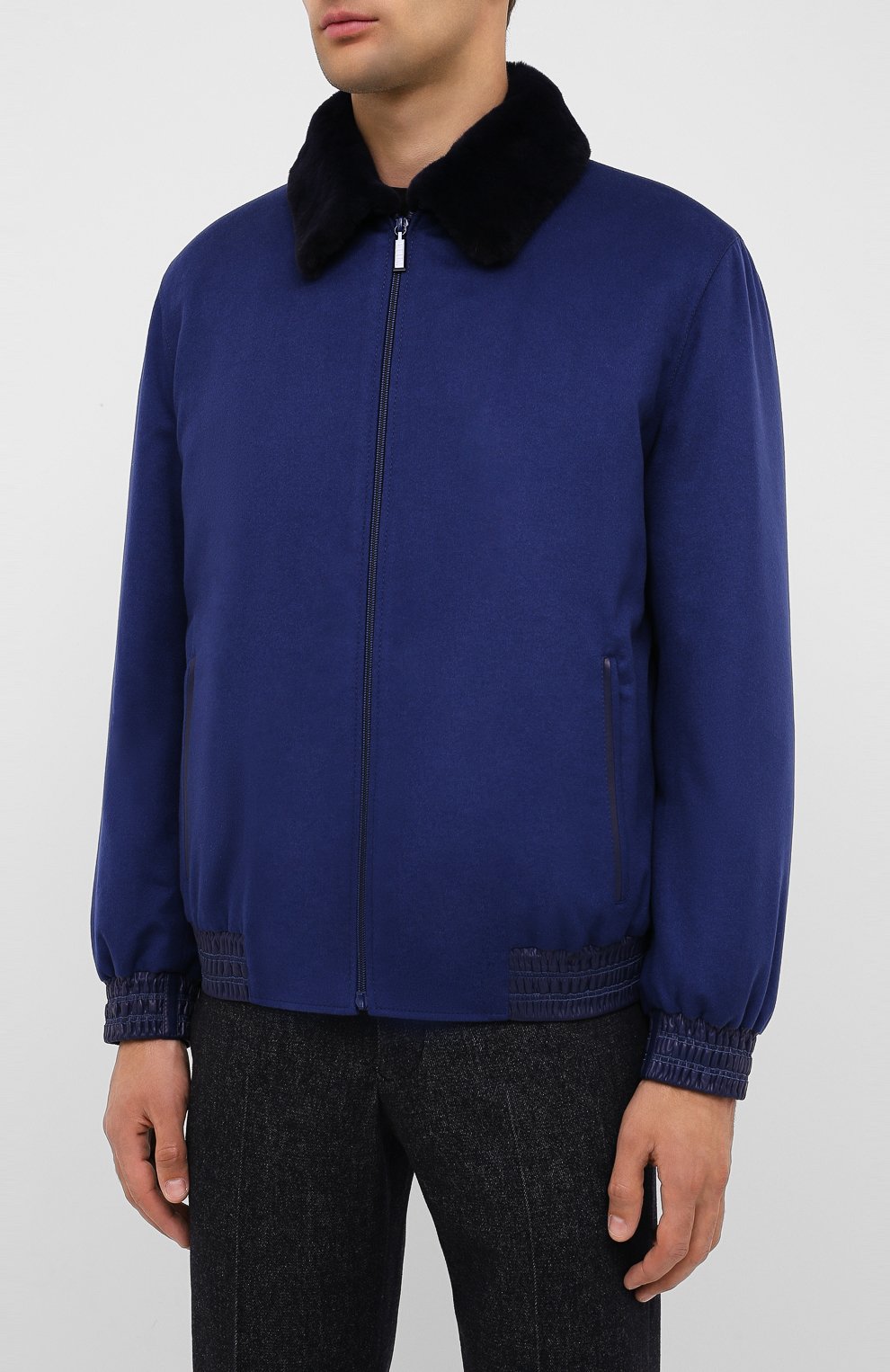 Бомбер с подкладкой из ласки и воротником из норки ZILLI, арт. MAU-HIKE0-30206/2003, фото 3