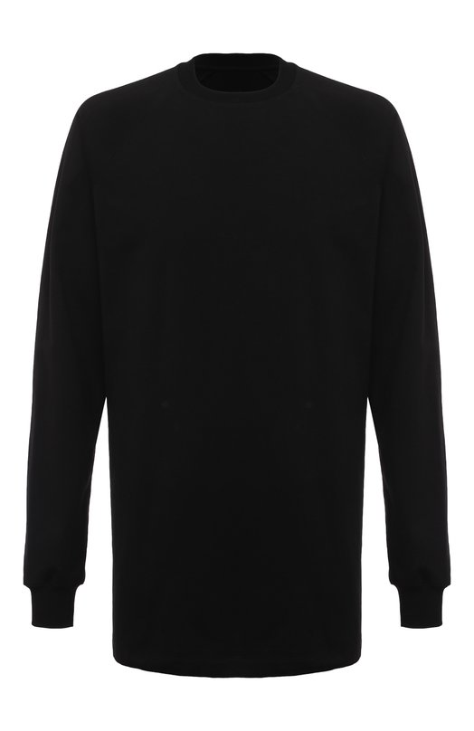 

Хлопковый лонгслив Rick Owens, Чёрный