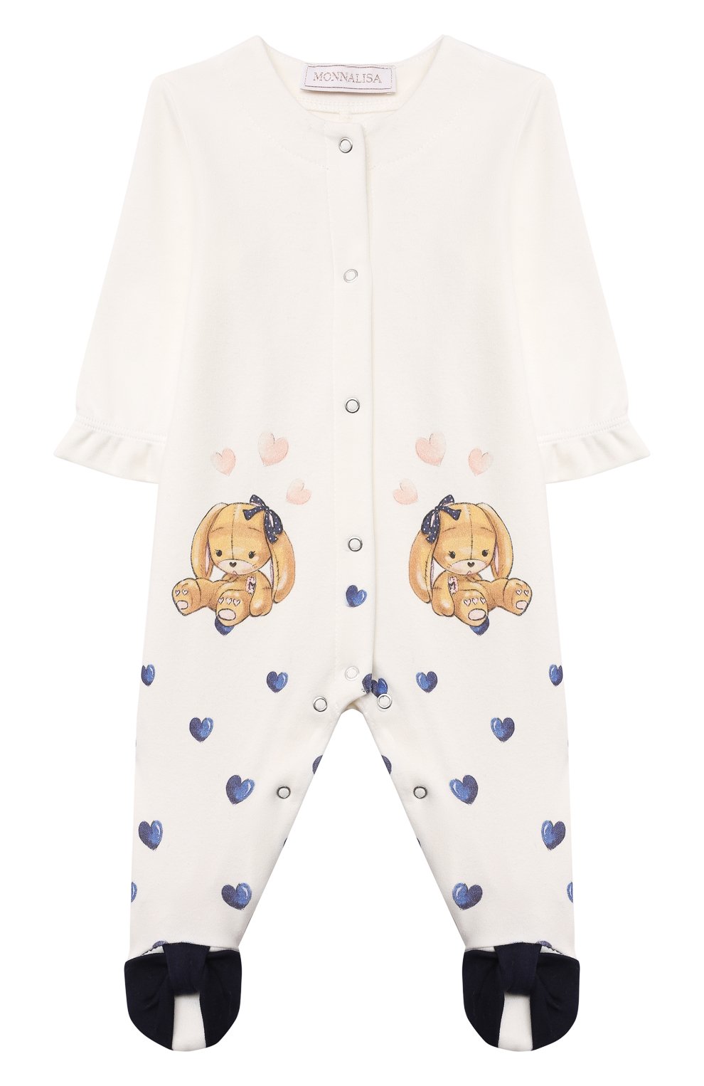 Хлопковый комбинезон MONNALISA, арт. 358215PK, фото 1