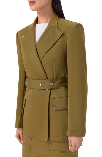 Хлопковый жакет MSGM, арт. 4041MDG10/267104, фото 3