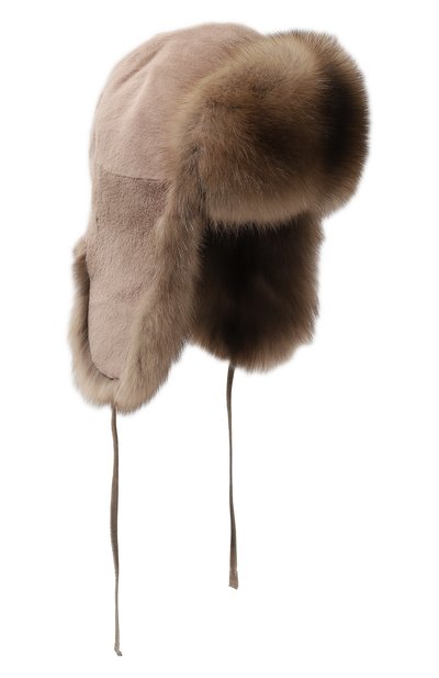 Мужская шапка-ушанка из меха норки и соболя VICTORIA KUSENKOVA, арт. 321913694247