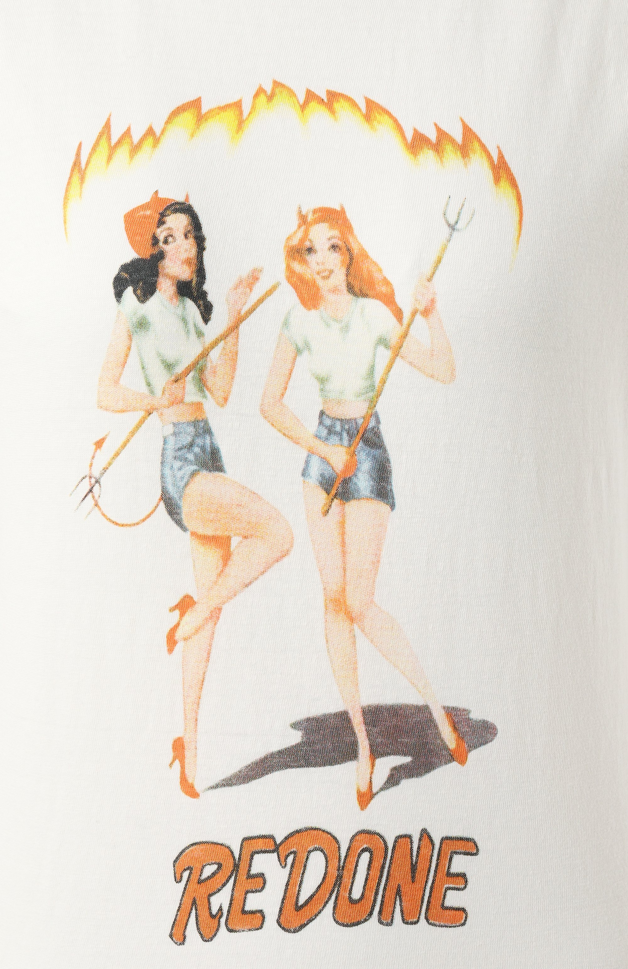 Хлопковая футболка RE/DONE, арт. 024-02WCGT309, фото 6