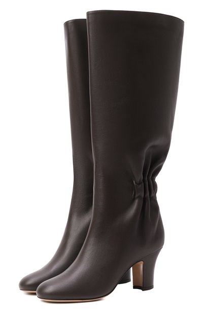 Женские кожаные сапоги jannette 70 FERRAGAMO, арт. 01K643/786