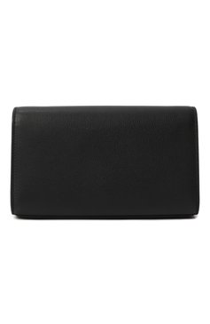 Женский клатч the chloé iconic CHLOÉ черного цвета, арт. CHC24WS514032 | Фото 6 (Размер: small; Материал сплава: Проставлено; Ремень/цепочка: На ремешке; Материал: Натуральная кожа; Драгоценные камни: Проставлено; Женское Кросс-КТ: Клатч-клатчи)