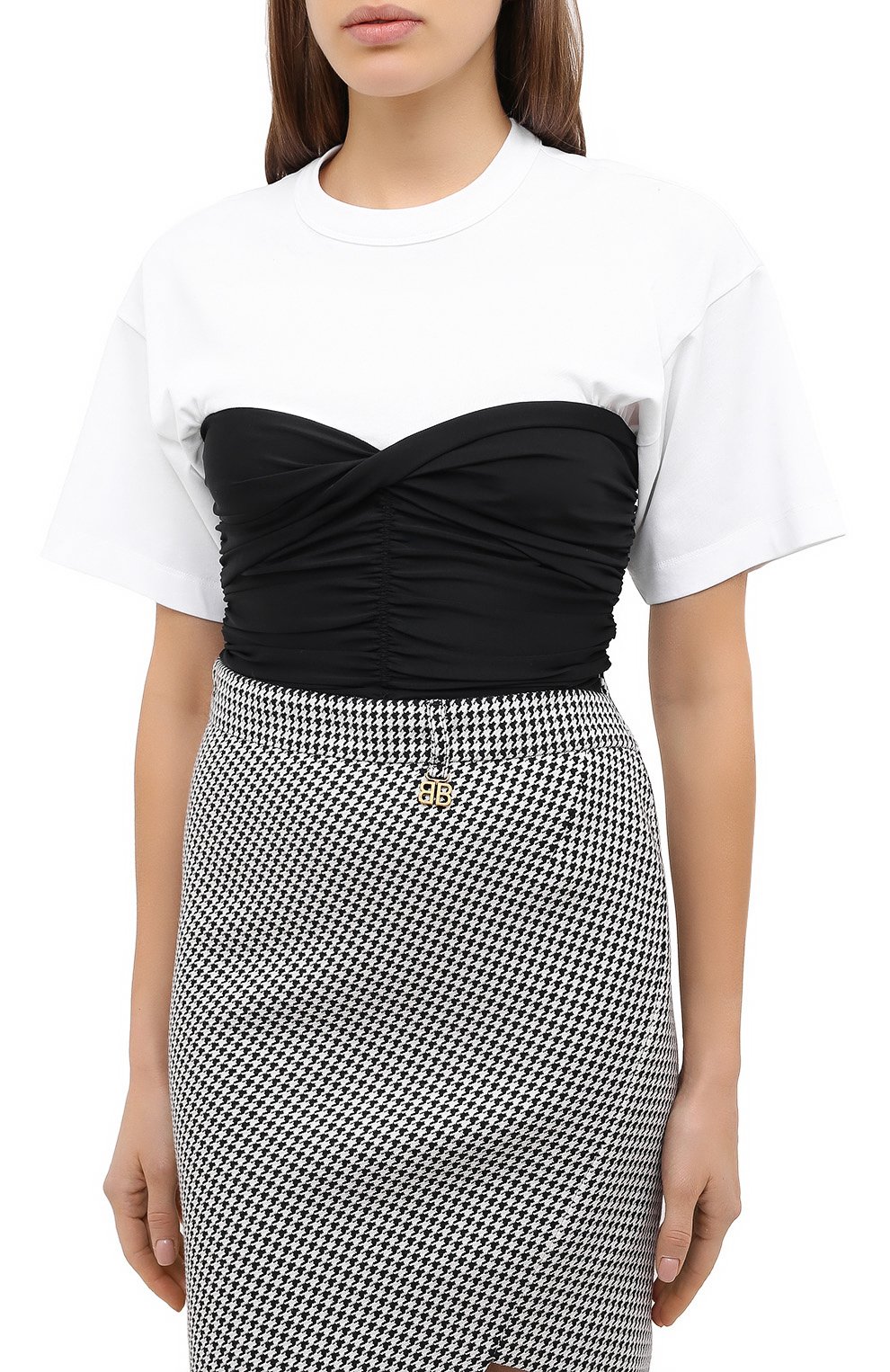 Хлопковый топ ALEXANDERWANG.T, арт. 4CC2201162, фото 3