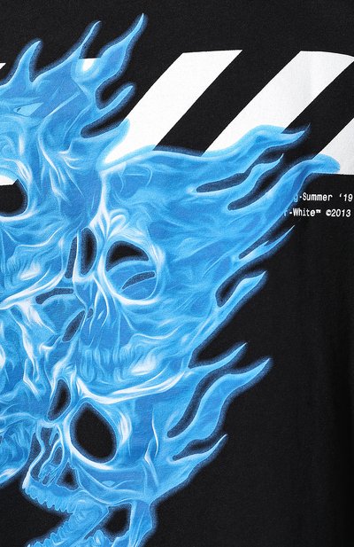 Хлопковая футболка OFF-WHITE, арт. 0MAA038S191850171088, фото 5