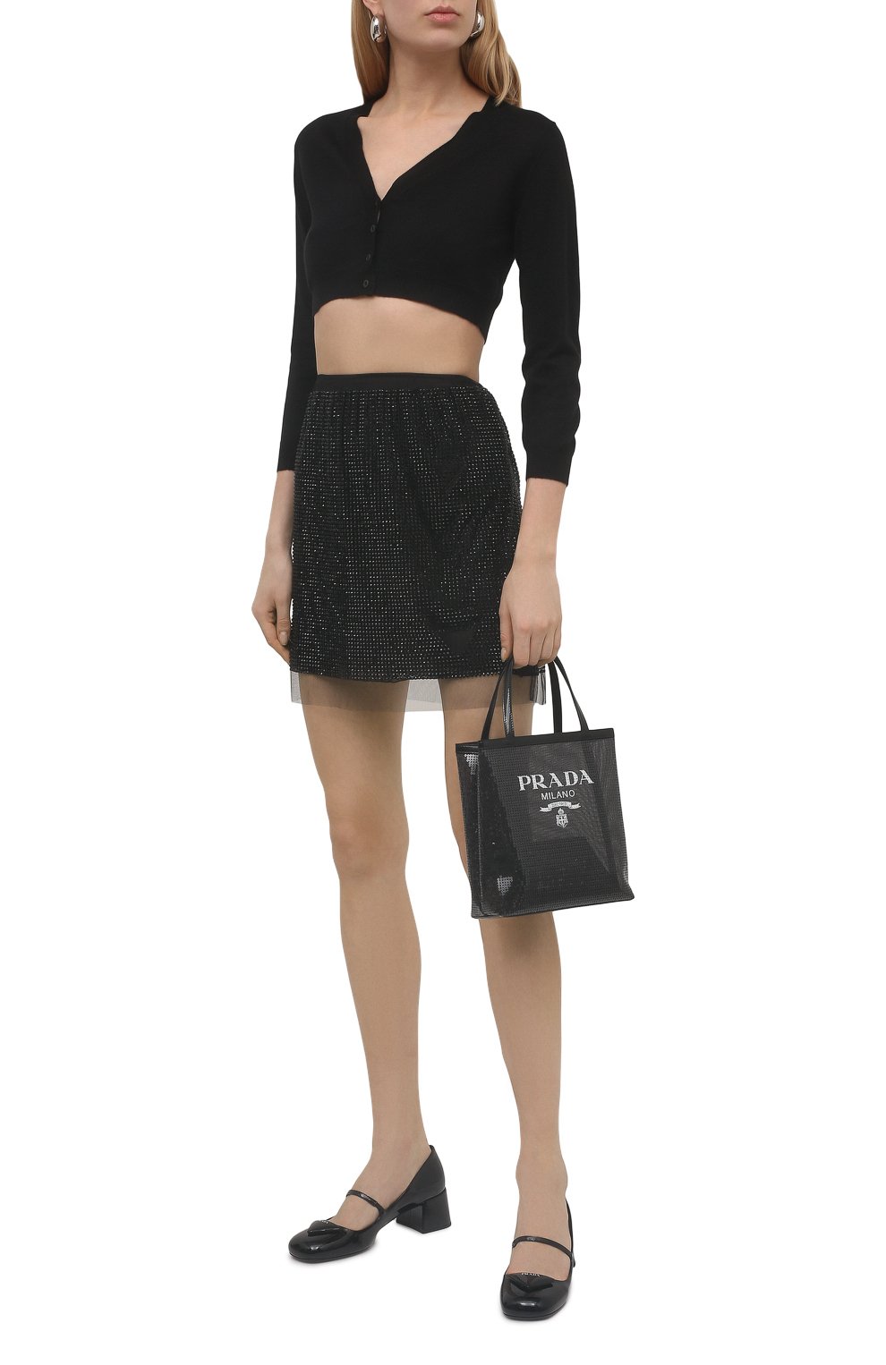 Кардиган из кашемира и шелка PRADA, арт. P25I66-10AJ-F0002-221, фото 2