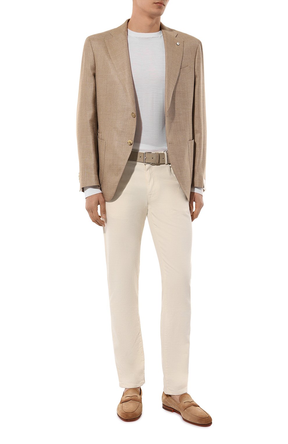 Шерстяной джемпер ZEGNA белого цвета по цене 99500 руб., арт. UDM00A7/110, фото 2 Шерстяной джемпер ZEGNA, арт. UDM00A7/110, фото 2