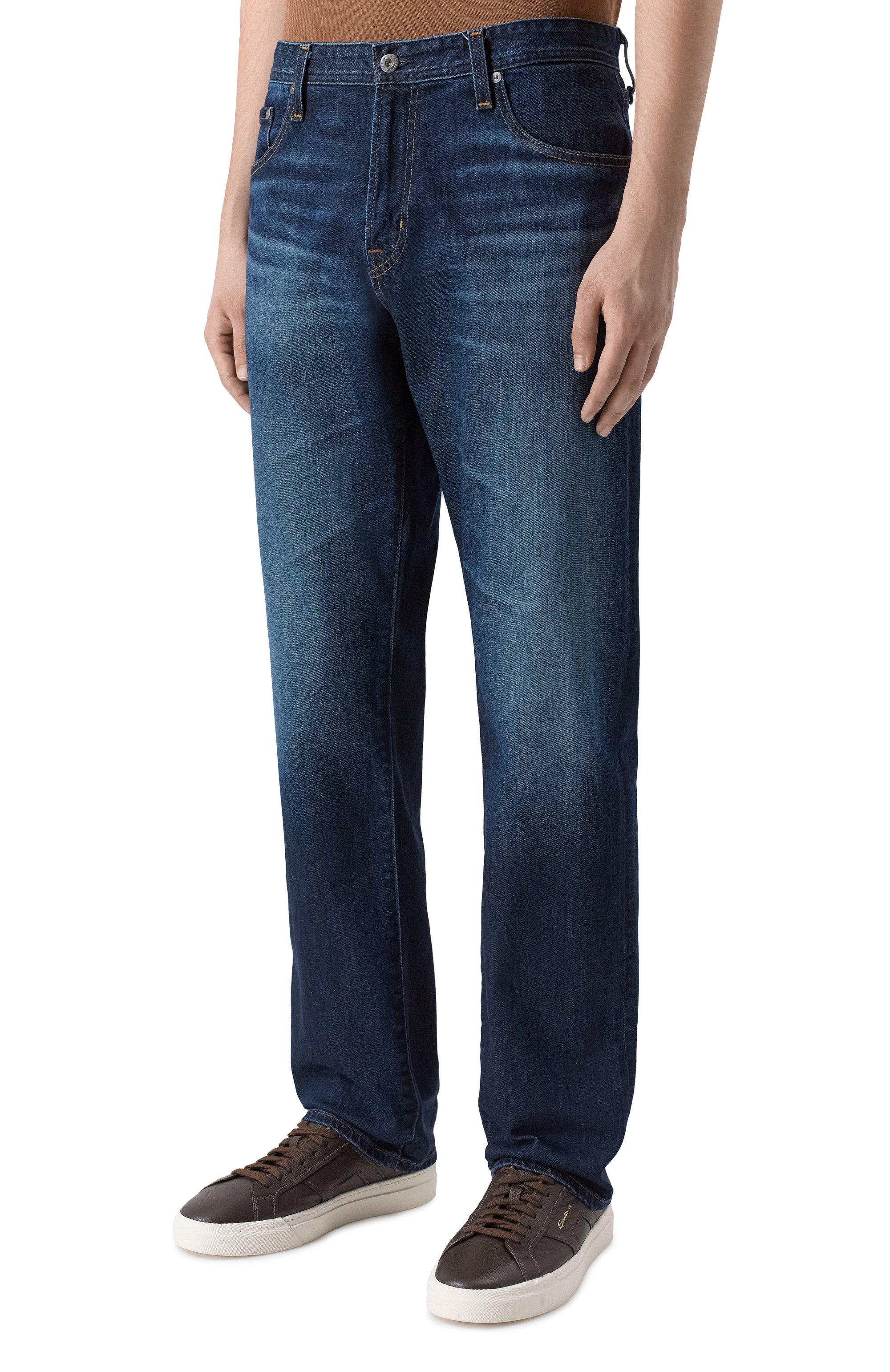 Джинсы graduate AG ADRIANO GOLDSCHMIED темно-синего цвета по цене 34700 руб., арт. 1174NDK, фото 3 Джинсы graduate AG ADRIANO GOLDSCHMIED, арт. 1174NDK, фото 3