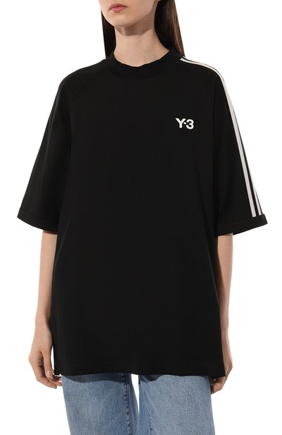 Хлопковая футболка Y-3, арт. H63065, фото 3