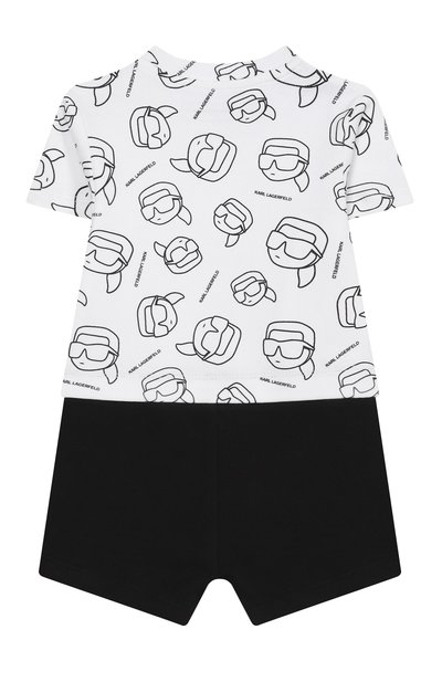 Хлопковый песочник KARL LAGERFELD KIDS, арт. Z31051