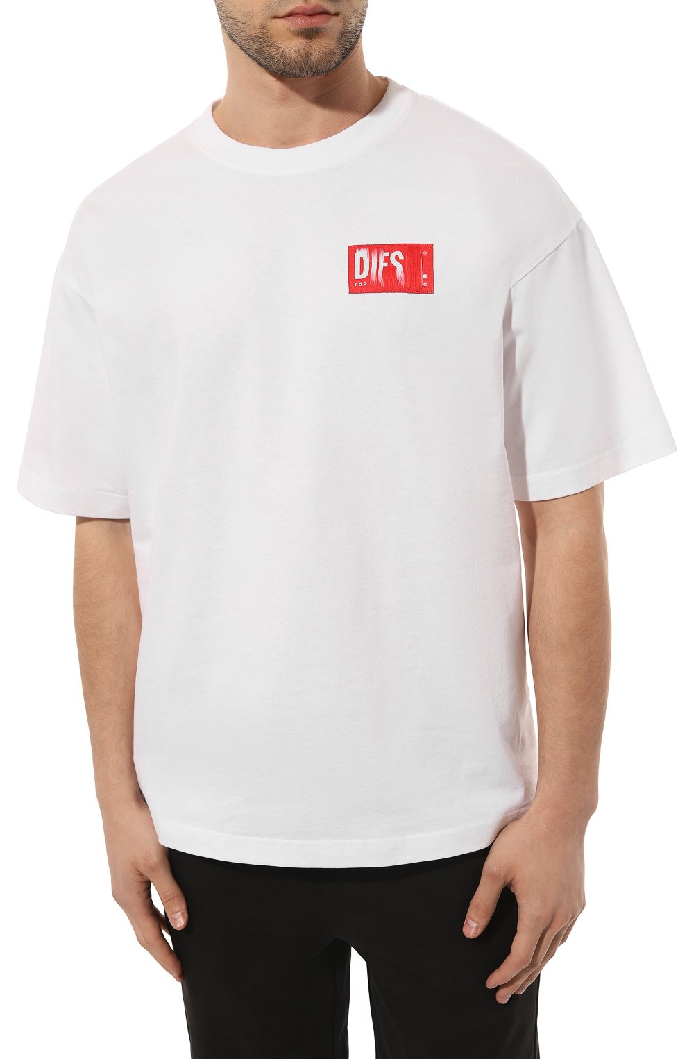 Хлопковая футболка DIESEL, арт. A11535/0HLAK, фото 3