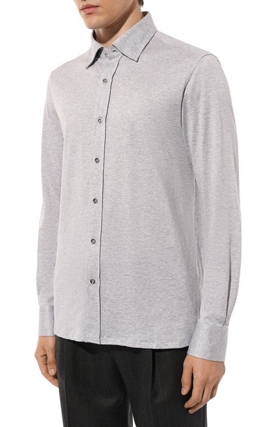 Рубашка из хлопка и шелка STEFANO RICCI, арт. CJ007593/TE2801, фото 3