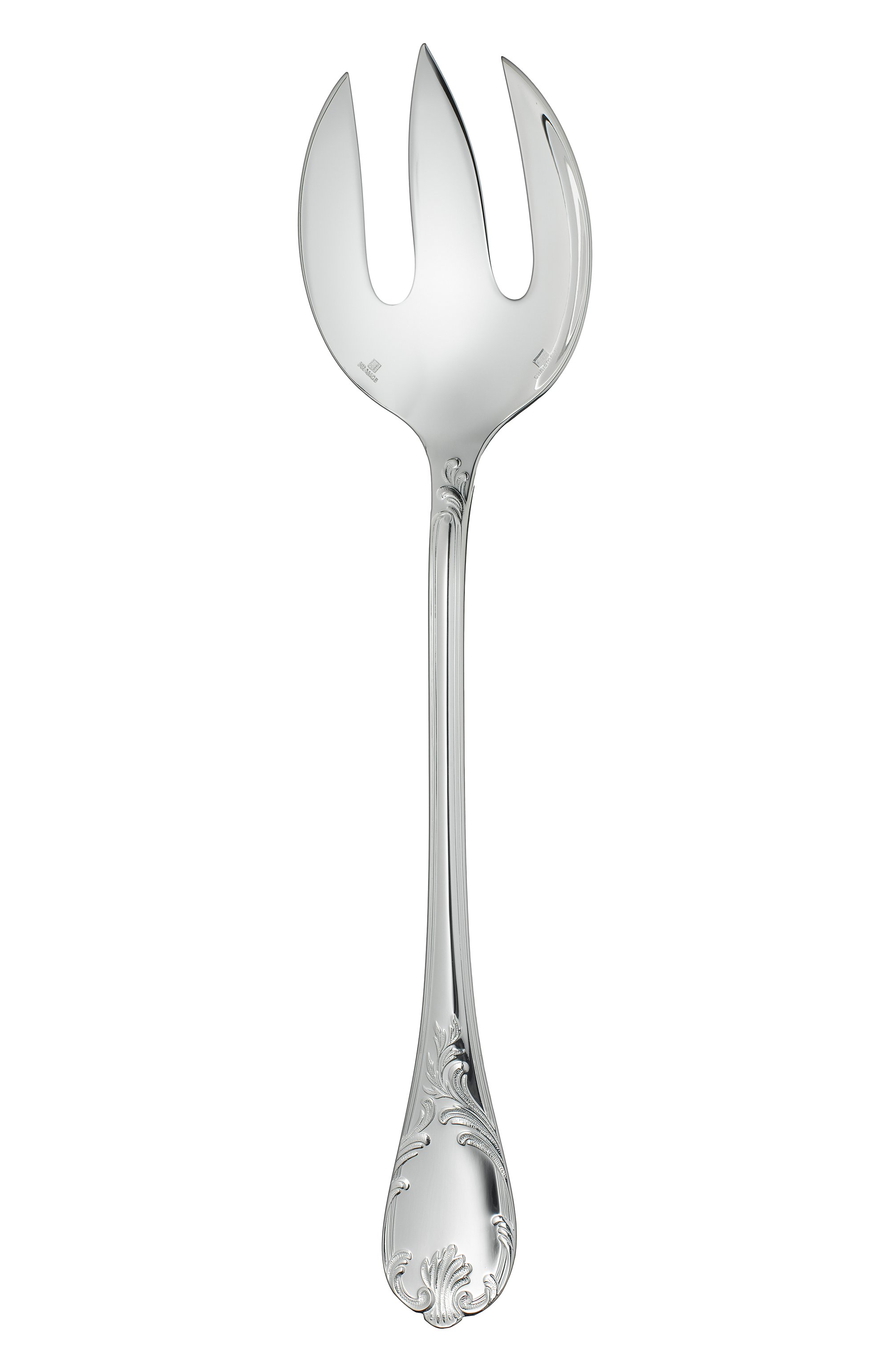 Вилка сервировочная marly silver plated CHRISTOFLE серебряного цвета по цене 45500 руб., арт. 00038083, фото 1 Вилка сервировочная marly silver plated CHRISTOFLE, арт. 00038083, фото 1
