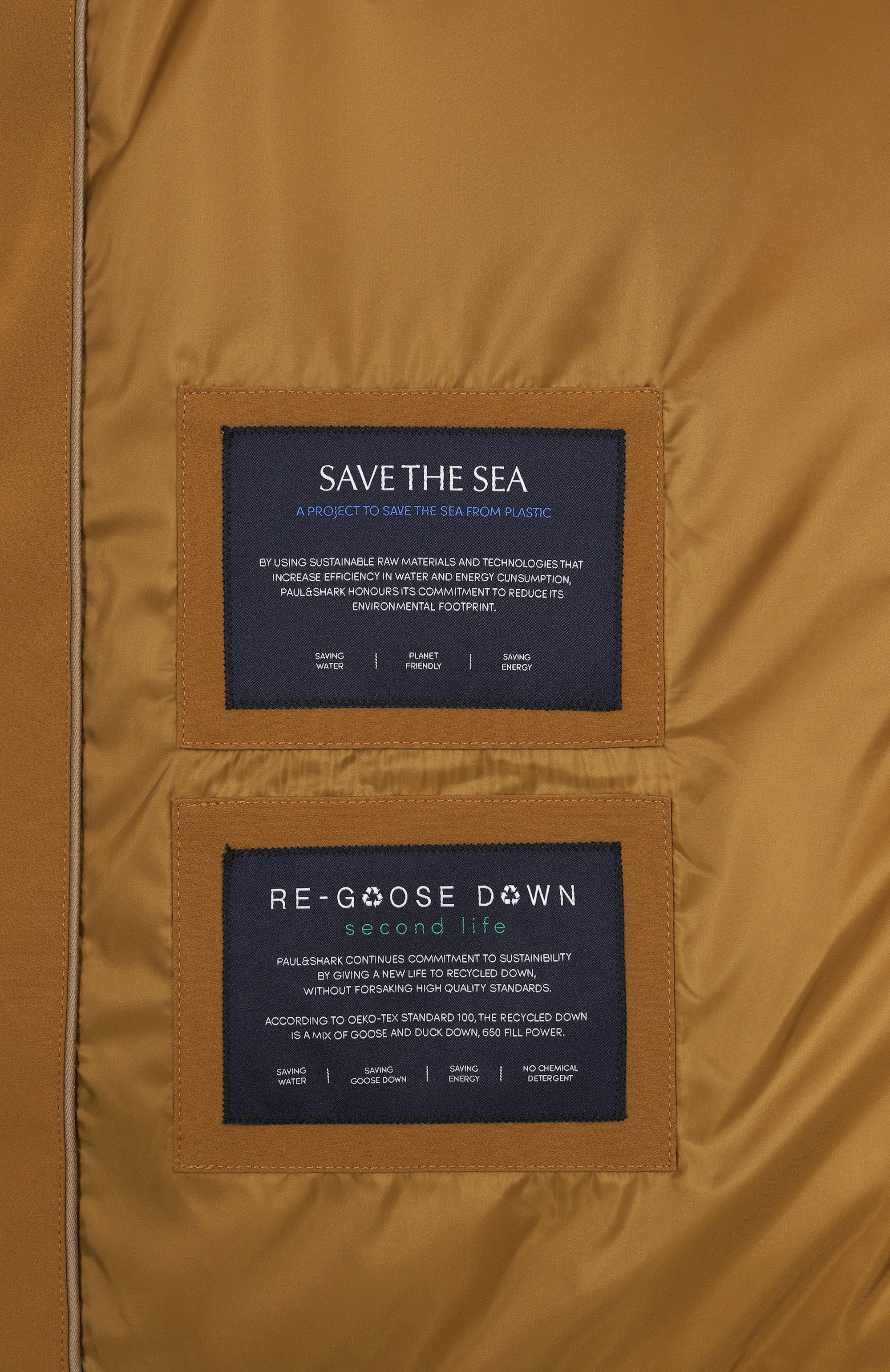 Пуховый жилет PAUL&SHARK светло-коричневого цвета по цене 95800 руб., арт. 15312006/976/3XL, фото 7 Пуховый жилет PAUL&SHARK, арт. 15312006/976/3XL, фото 7