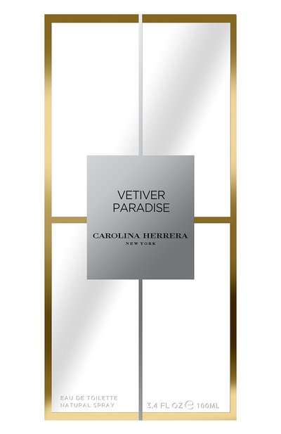 Туалетная вода vetiver paradise (100ml) CAROLINA HERRERA, арт. 65118164, фото 2