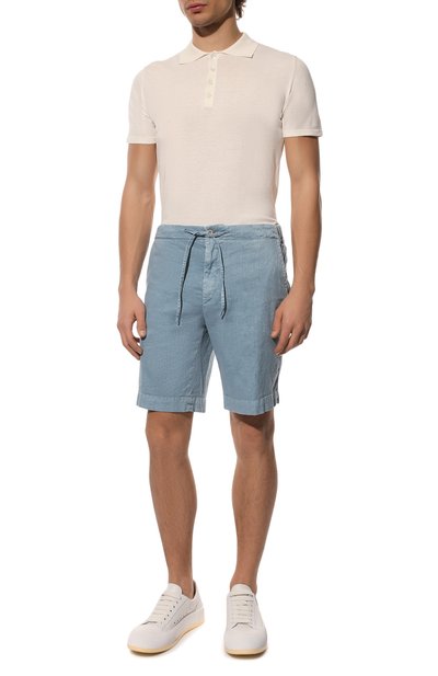 Шорты изо льна и хлопка LORO PIANA, арт. FAM1895, фото 2