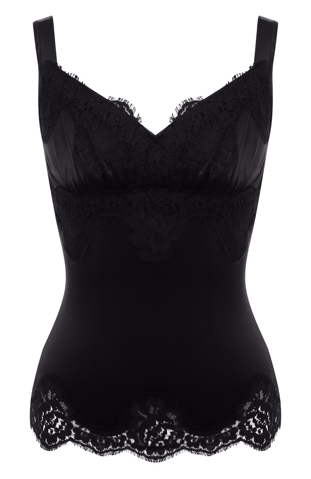 Топ из шелка и хлопка DOLCE & GABBANA, арт. F7W01T/FURAG, фото 1