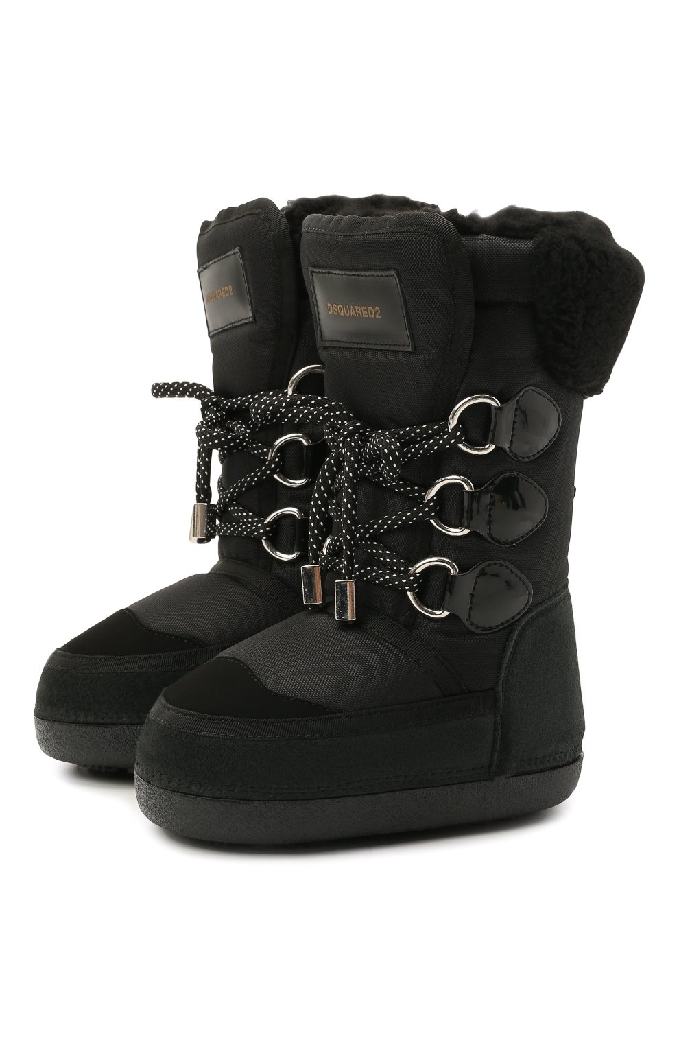 Сапоги-луноходы DSQUARED2, арт. 68597/CR0STA INGRA/TESS.C0RDURA/SINT.PELLICC./SINT, фото 1