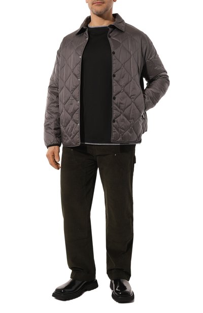 Футболка из шелка и хлопка BRUNELLO CUCINELLI, арт. MD8217427, фото 2