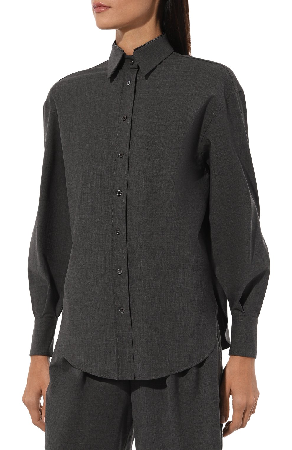 Шерстяная рубашка BRUNELLO CUCINELLI, арт. M0W07MK916, фото 3