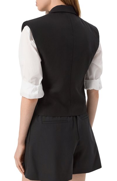 Хлопковый жилет JUUN.J черного цвета по цене 76100 руб., арт. JW5511W50, фото 4 Хлопковый жилет JUUN.J, арт. JW5511W50, фото 4