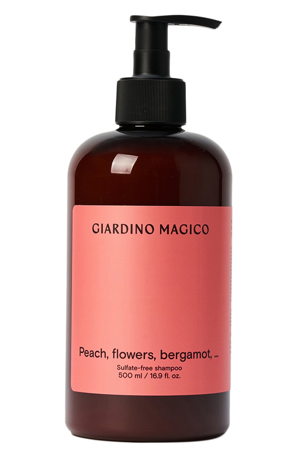 Бессульфатный шампунь с пептидами шелка peach, flowers, bergamot,… (500ml) GIARDINO MAGICO, арт. 4640200326089, фото 1