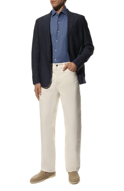 Льняная рубашка LORO PIANA, арт. FAF2545, фото 2