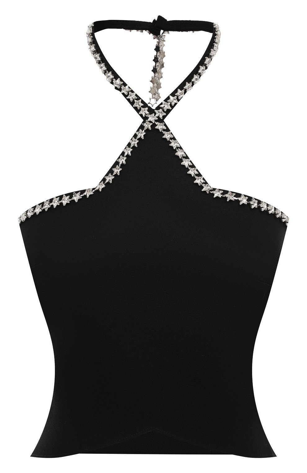 Топ MSGM черного цвета по цене 39950 руб., арт. 3342MDT105 227612, фото 1 Топ MSGM, арт. 3342MDT105 227612, фото 1