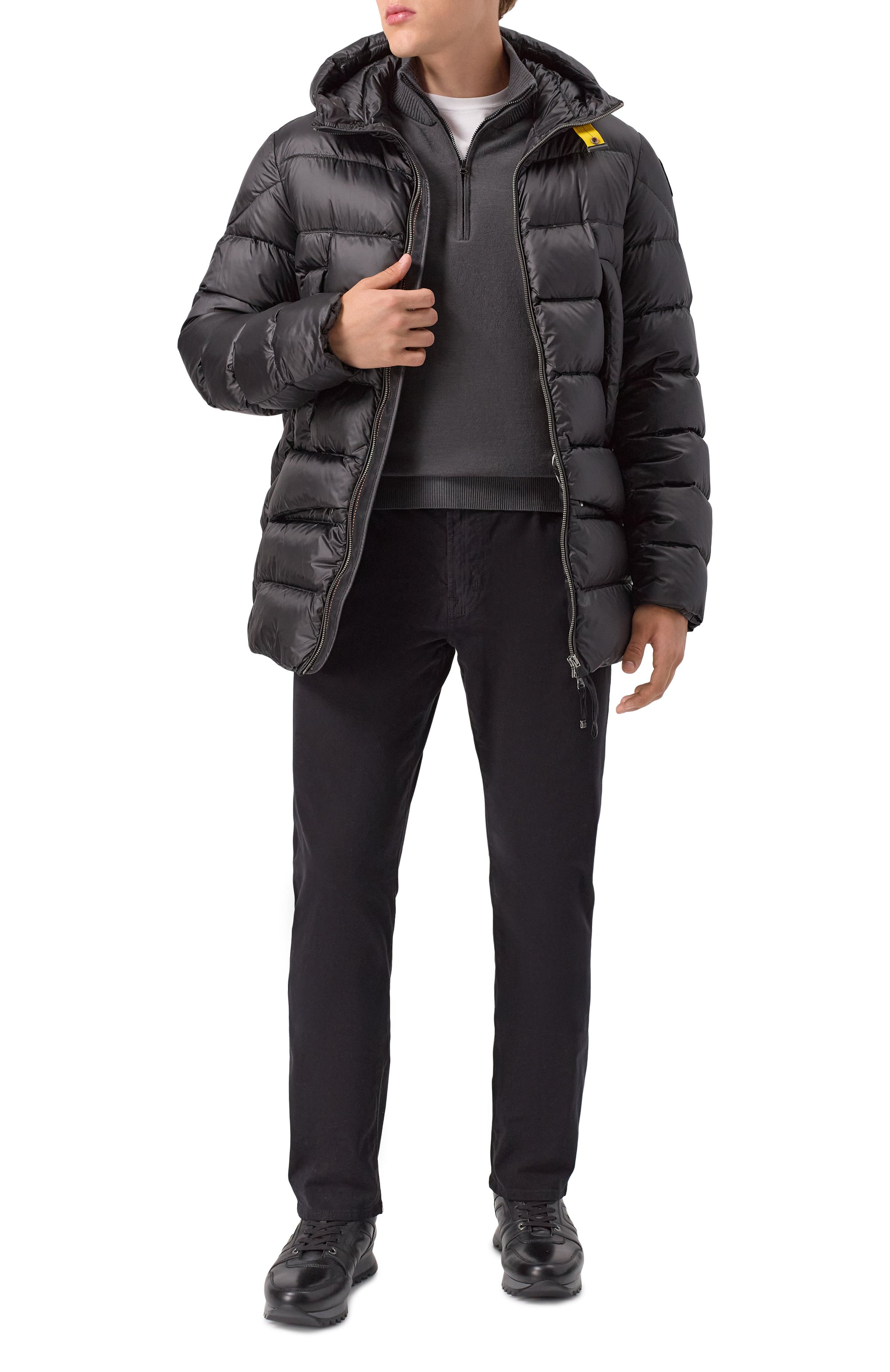 Шерстяной джемпер C.P. COMPANY темно-серого цвета по цене 31400 руб., арт. 19CMKN036A005528A, фото 2 Шерстяной джемпер C.P. COMPANY, арт. 19CMKN036A005528A, фото 2