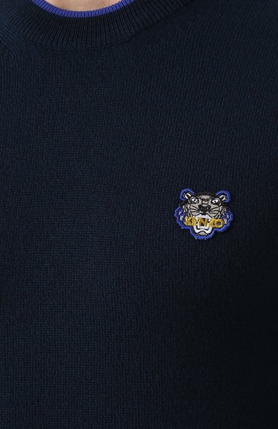 Хлопковый джемпер  KENZO, арт. 5PU2023AB, фото 5